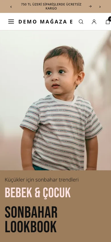 Minik · Ana sayfa · Mobil