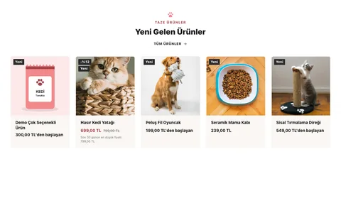 Pati · Yeni ürünler